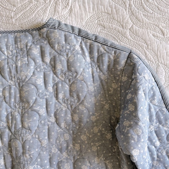 Anthropologie - Avec Les Filles - Floral Stripe Quilted Jacket - Picture 13 of 15